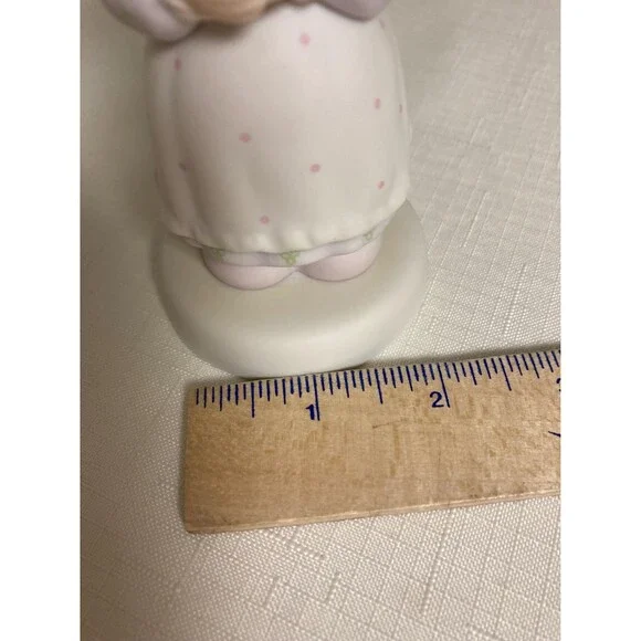 Vtg Precious Moments Maternity Pregnancy Figurine Good Lord Always Delivers 1989